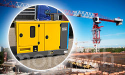 Atlas Copco QES 65 для основного электроснабжения строительной площадки в Архангельской области
